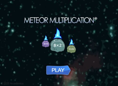 Meteor Multiplication (Common Core)