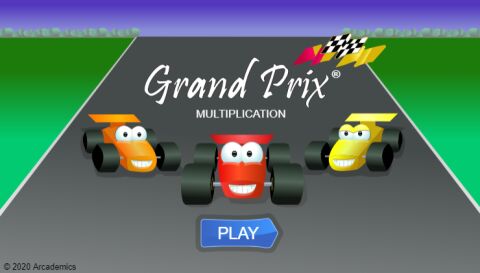 Grand Prix Multiplication (Common Core)
