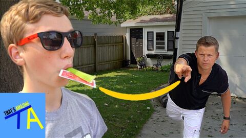 Card Throwing Trick Shots