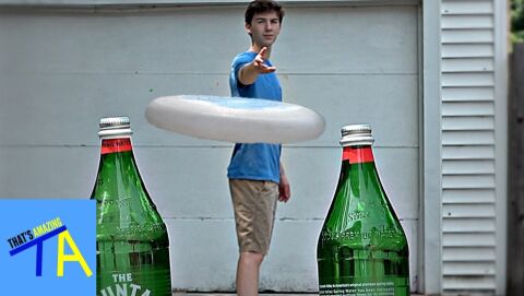 Bottle cap trick shots